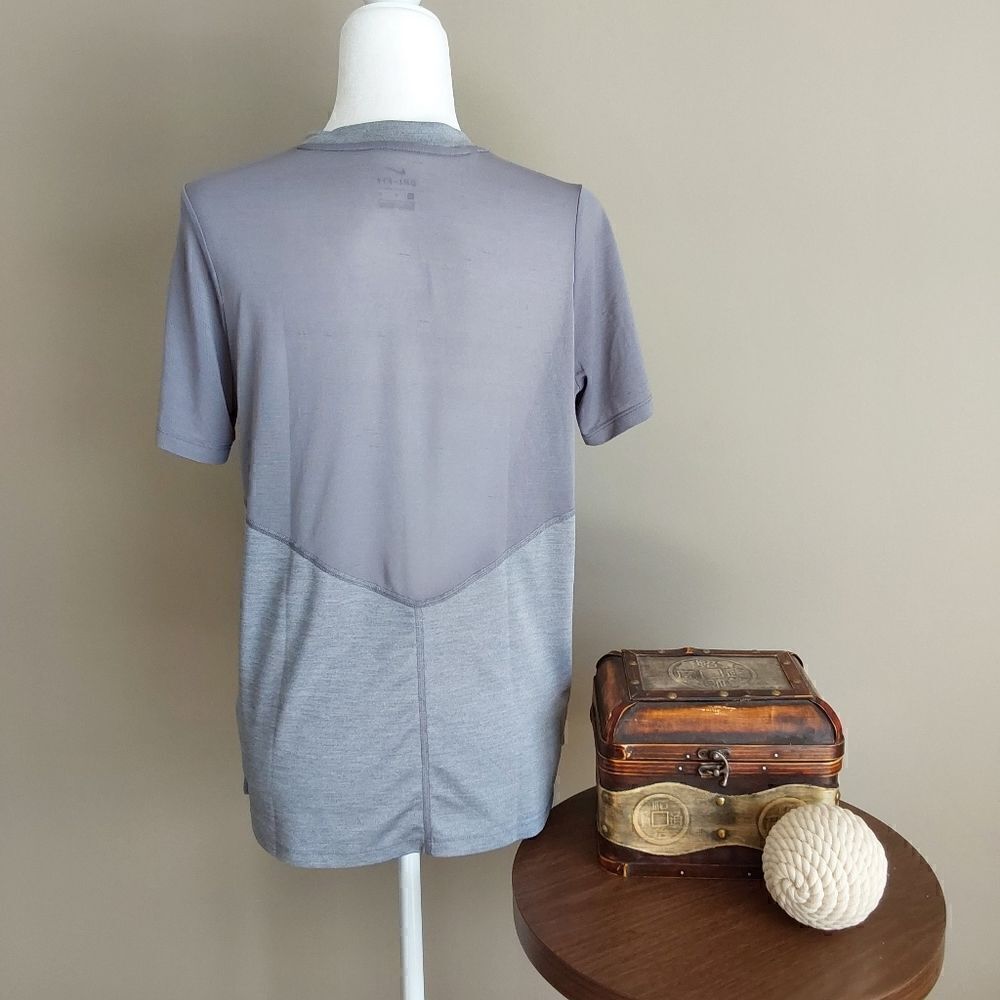 Nike Dri-Fit top Sz L Silver/gray - Picture 3 of 10